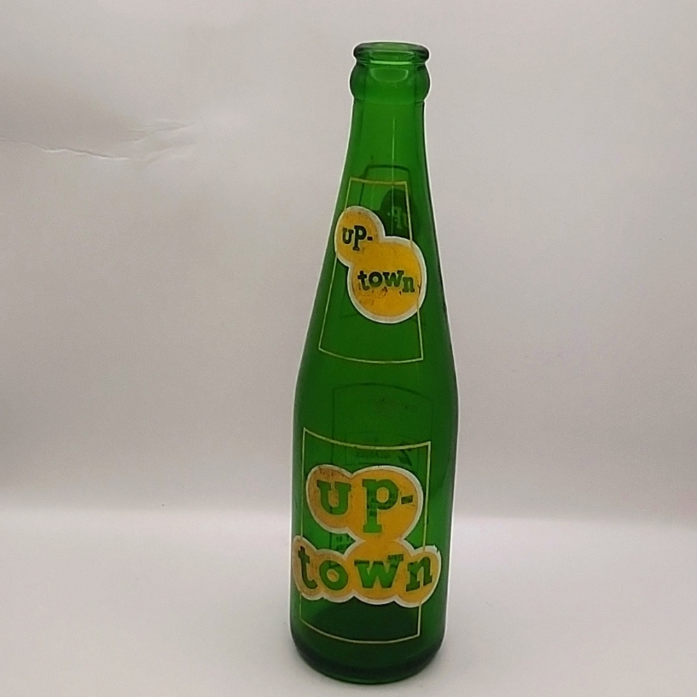 Vintage 1950s Up Town Soda Bottle 12 oz